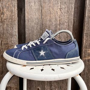 one star converse navy